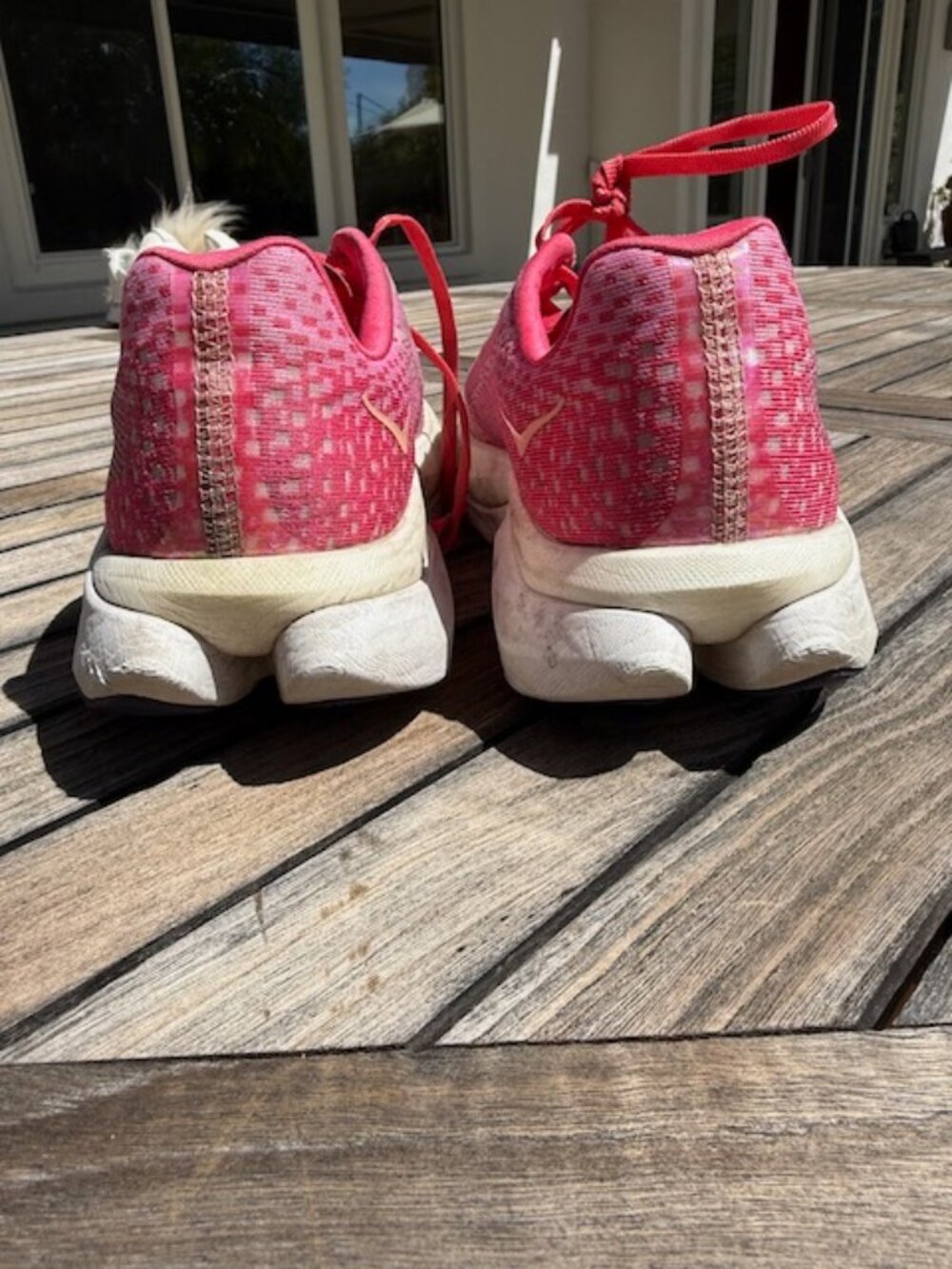 Hoka One Mach X Women’s sz 9 1441451 RSRW Raspberry Carbon Plate Sneaker Running - Picture 4 of 11
